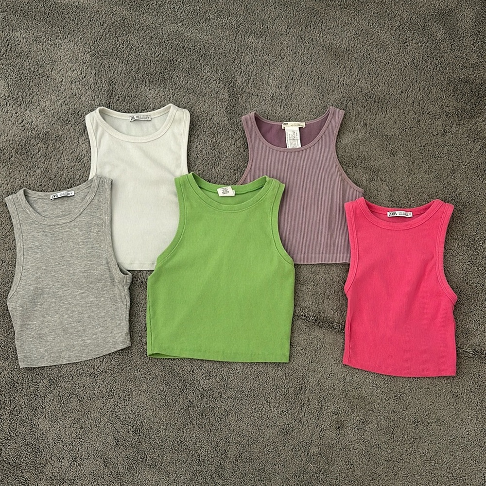 Basic tanks!! Most from Zara